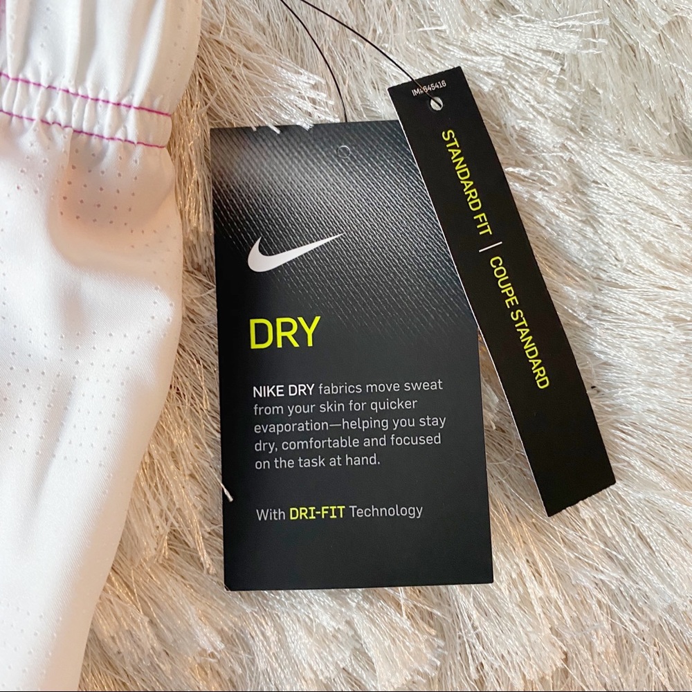 Nike Pink and Teal Floral Dri Fit Running Shorts - Picture 3 of 4